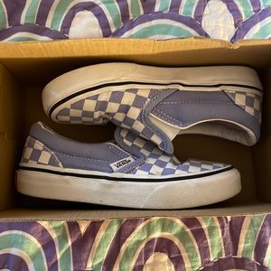 Vans lilac checkers